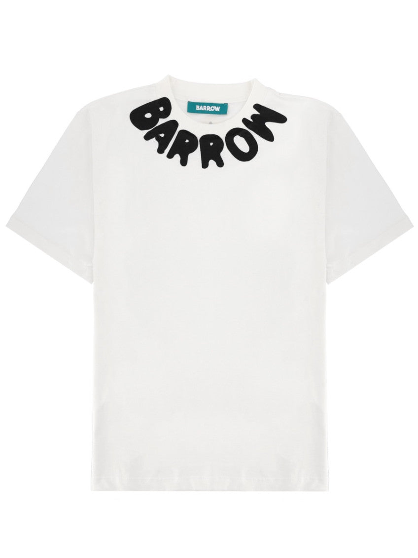 White Graphic Crew Neck T-Shirt 1