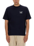 Navy Graphic Crew Neck T-Shirt 1
