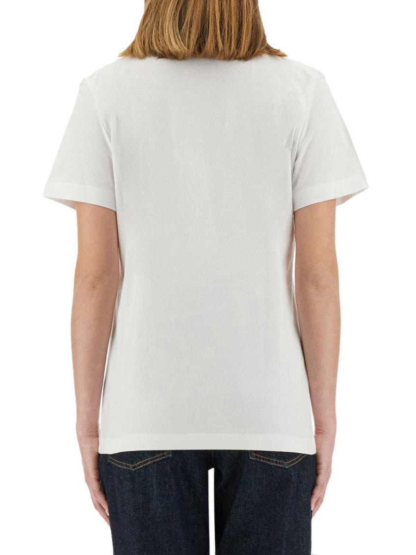 White Graphic Crew Neck T-Shirt 2