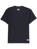 Blue Solid Crew Neck T-Shirt 1