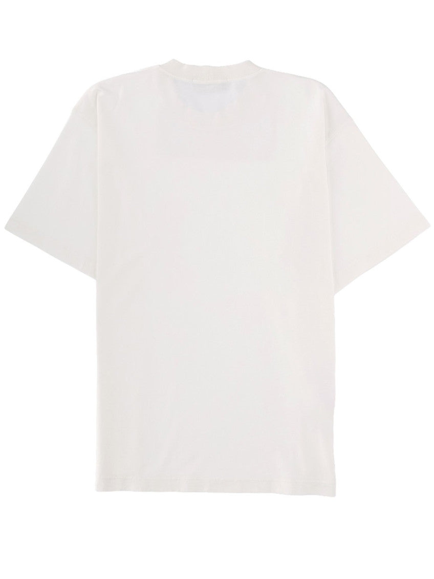 White Logo Crew Neck T-Shirt 2