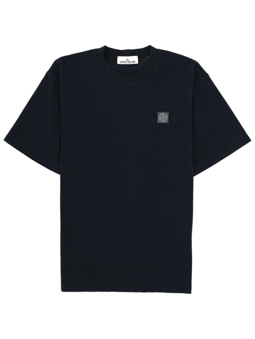 Blue Logo Crew Neck T-Shirt 1