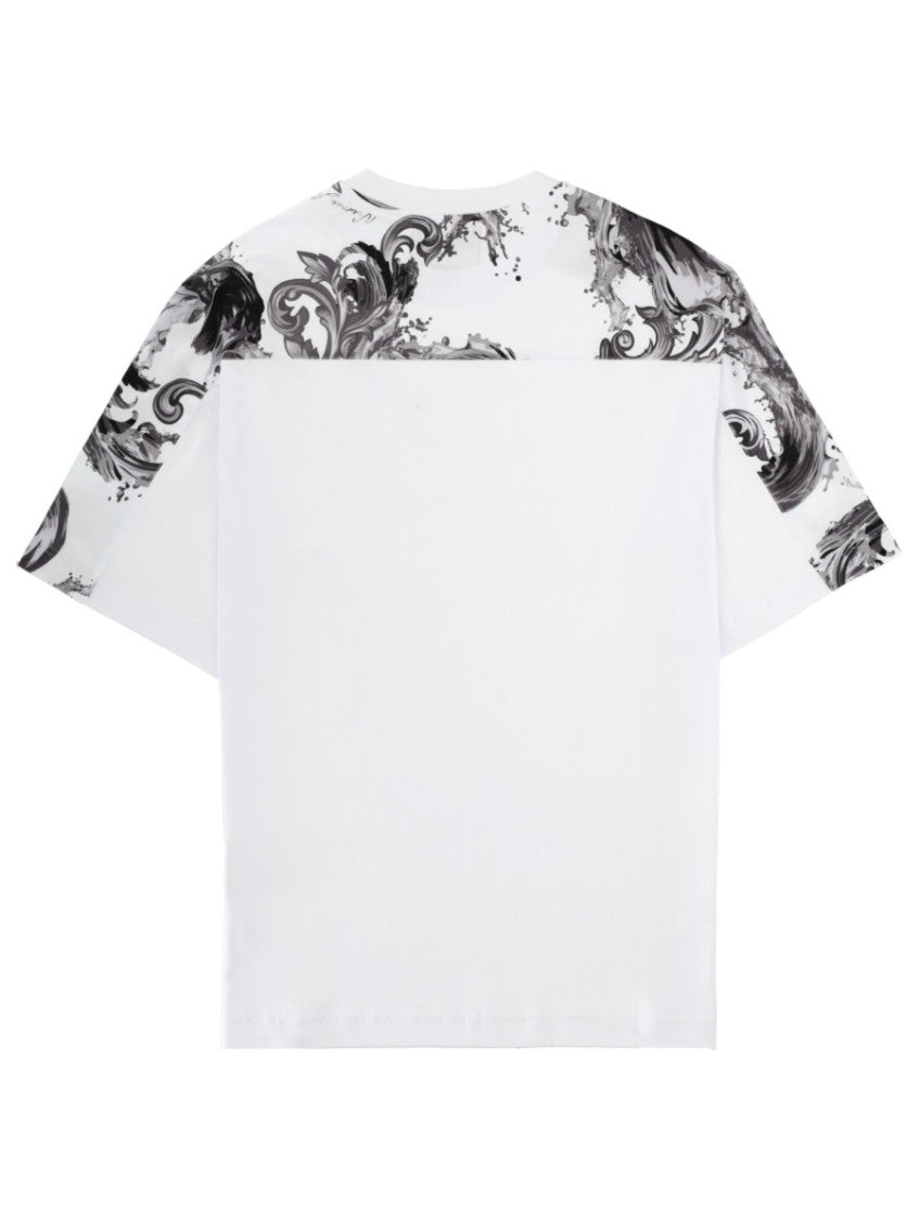 White Printed Crew Neck T-Shirt 2