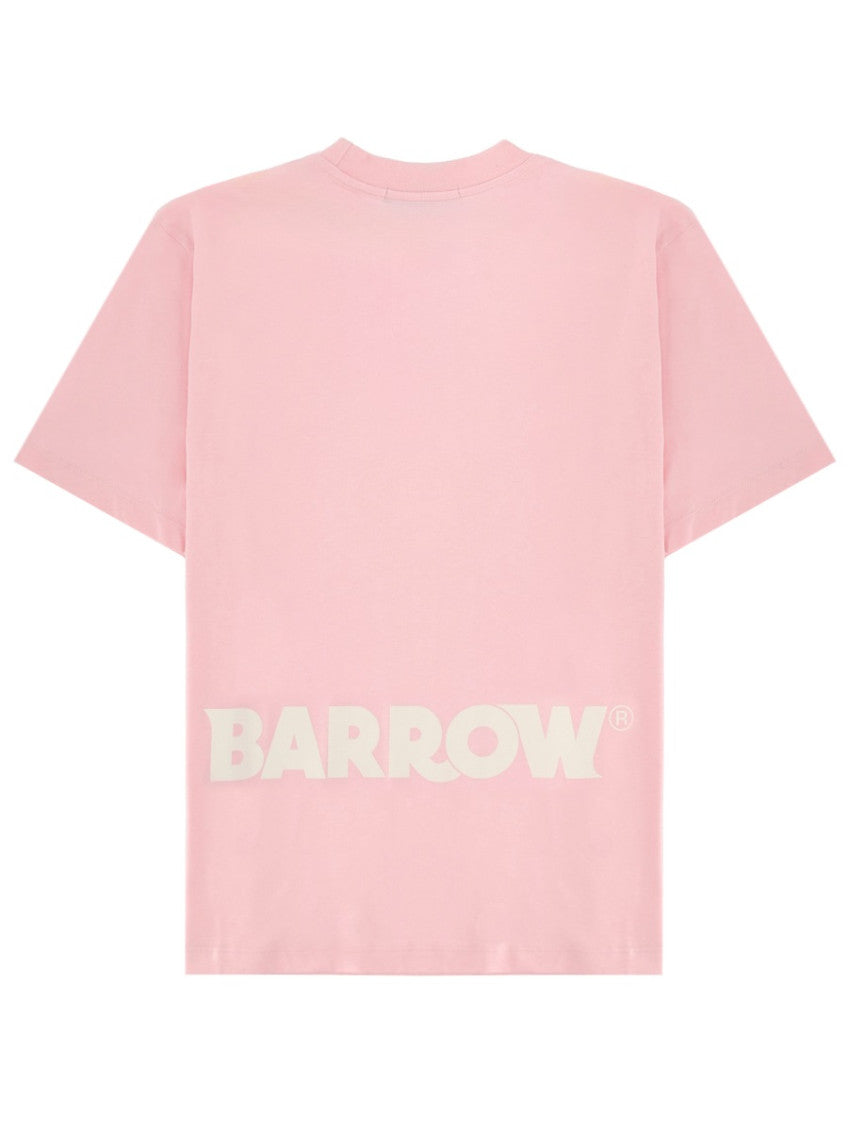 Pink Logo Crew Neck T-Shirt 2