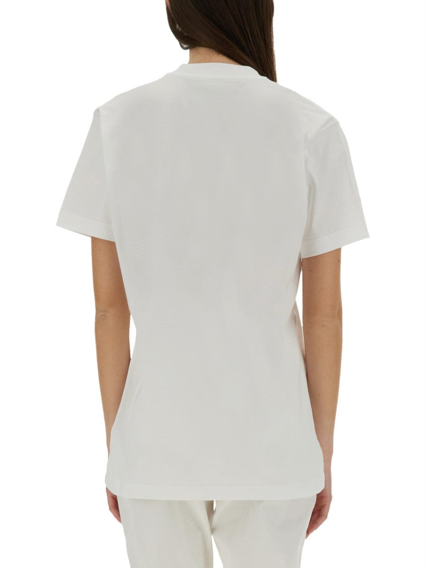 White Graphic Crew Neck T-Shirt 2