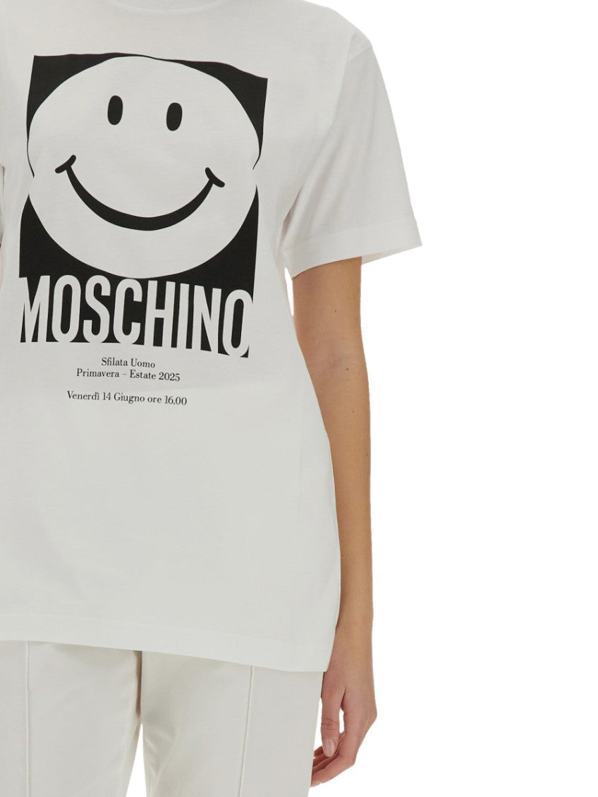 White Graphic Crew Neck T-Shirt 3