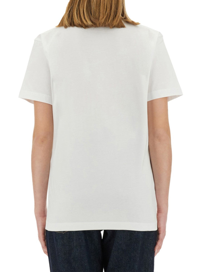 White Graphic Crew Neck T-Shirt 2