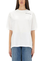 White Graphic Crew Neck T-Shirt 1