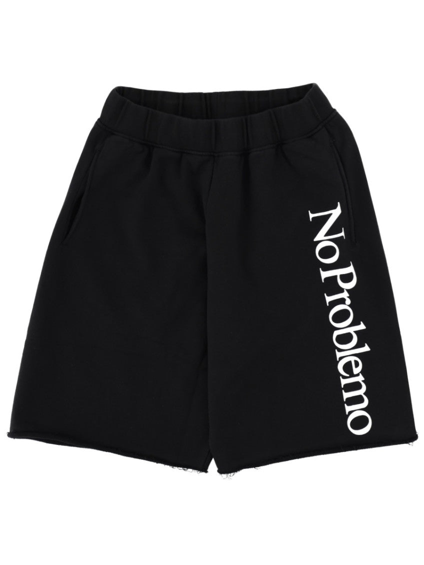 Black Logo Shorts 1