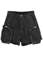 Black Solid Shorts 1