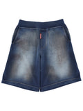 Blue Distressed Shorts 1