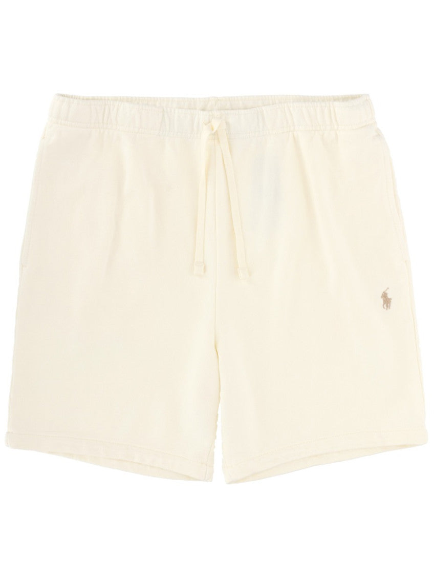 Light Brown Logo Shorts 1