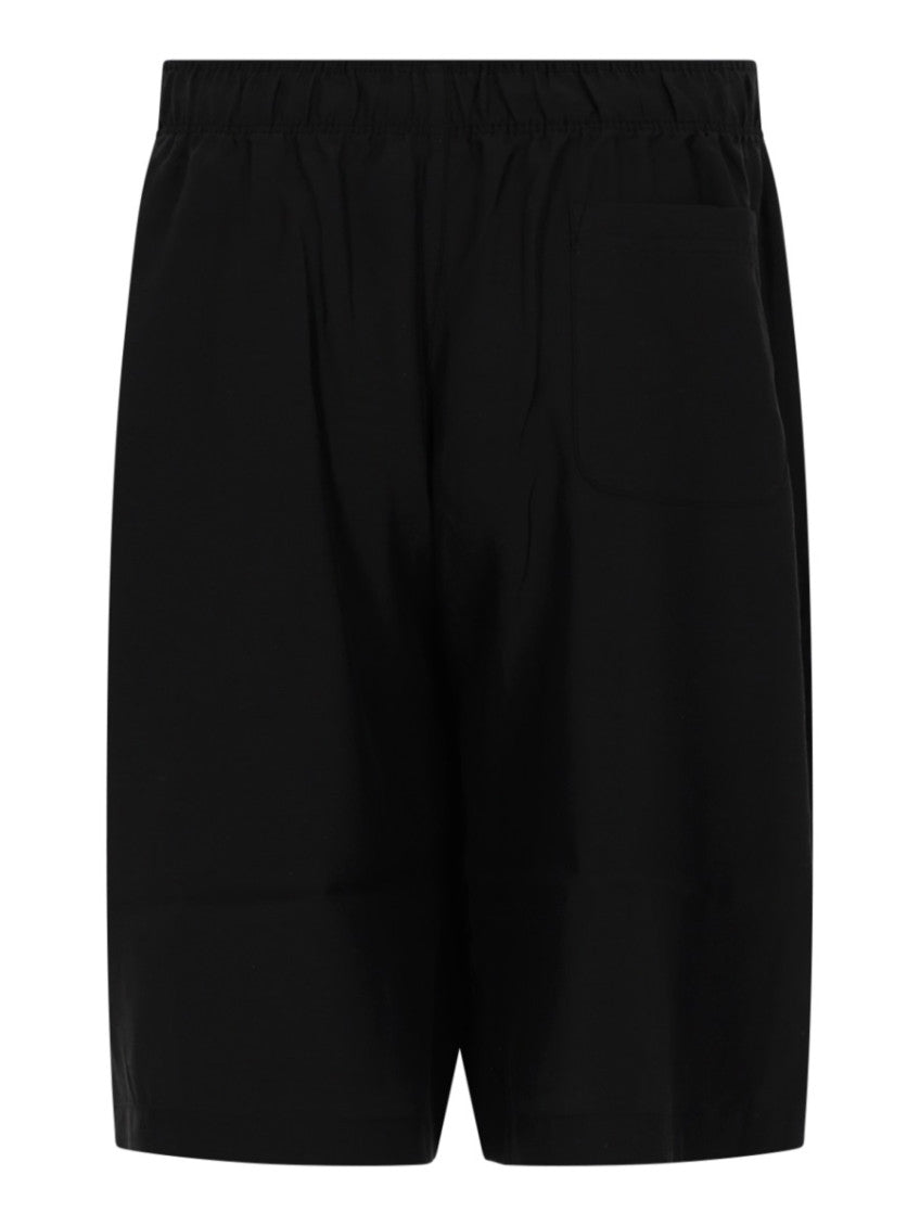 Black Solid Shorts 6