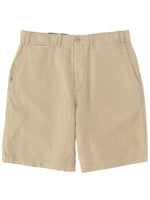 Beige Solid Shorts 1