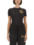 Black Logo Crew Neck T-Shirt 1