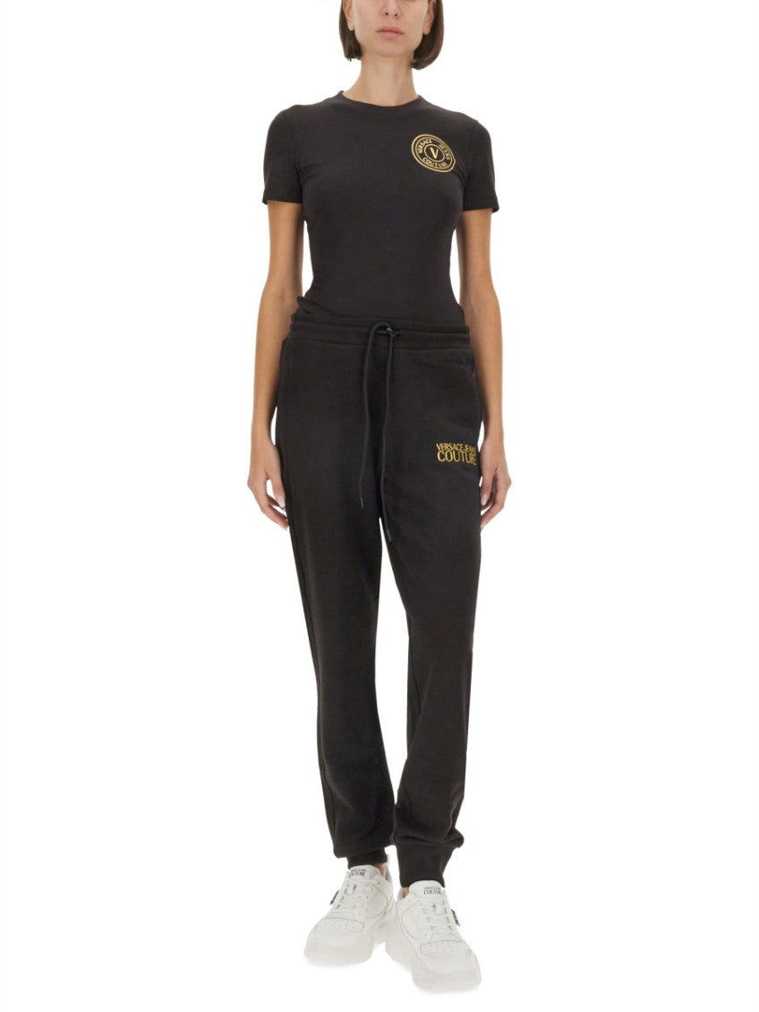 Black Logo Crew Neck T-Shirt 4
