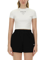 White Logo Crew Neck T-Shirt 1