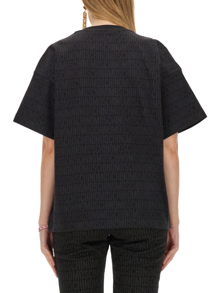Black Logo Crew Neck T-Shirt 2