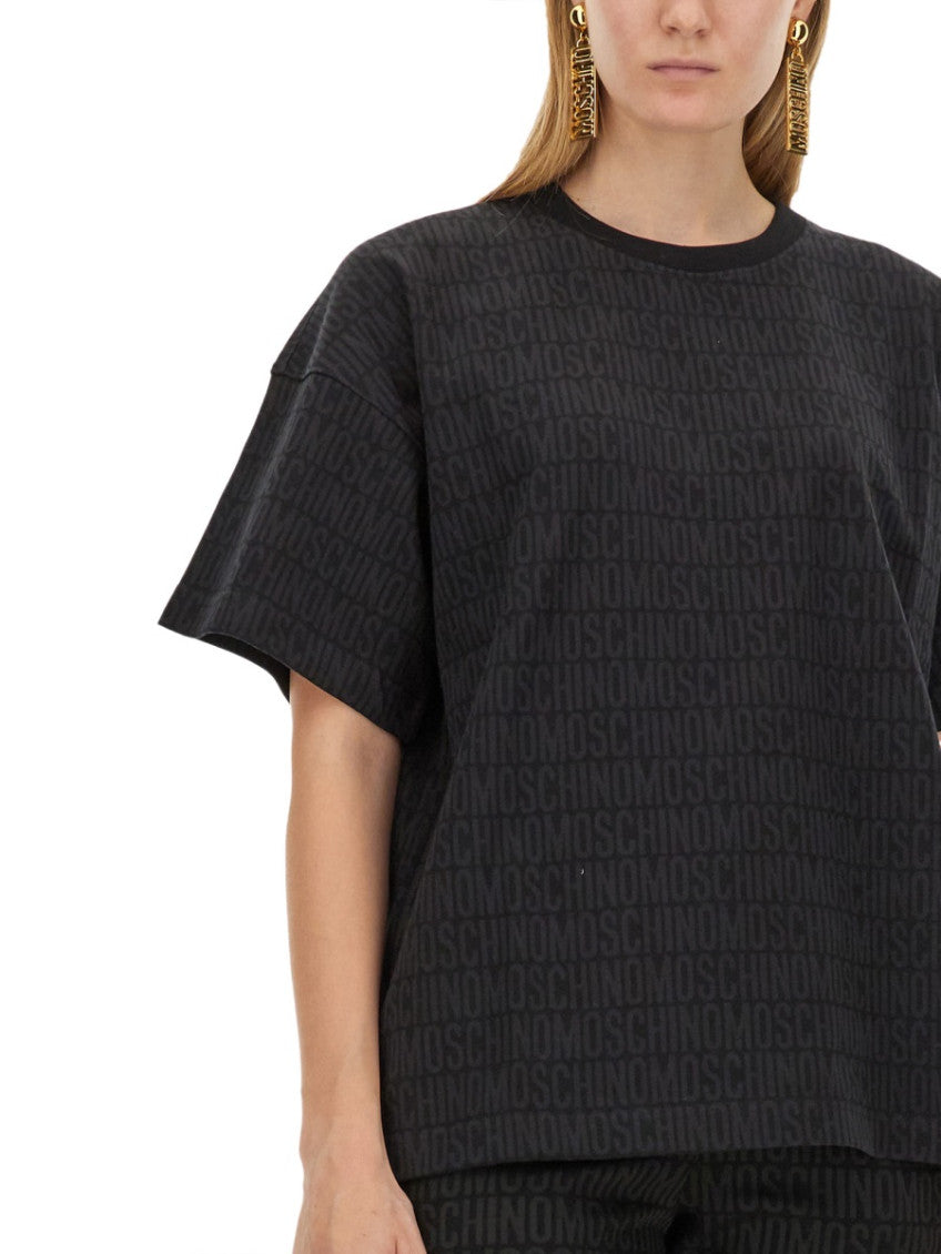 Black Logo Crew Neck T-Shirt 3
