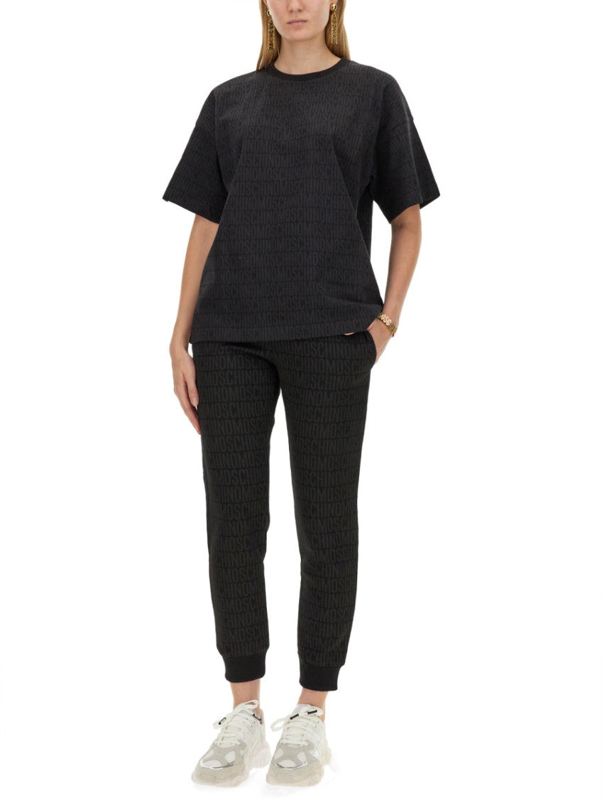 Black Logo Crew Neck T-Shirt 4