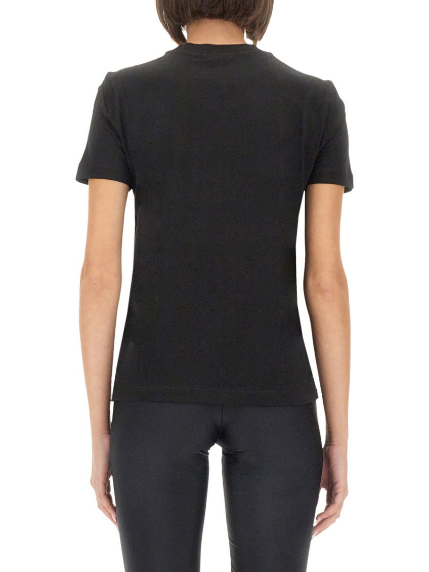 Black Logo Crew Neck T-Shirt 2
