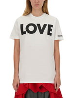 White Graphic Crew Neck T-Shirt 1
