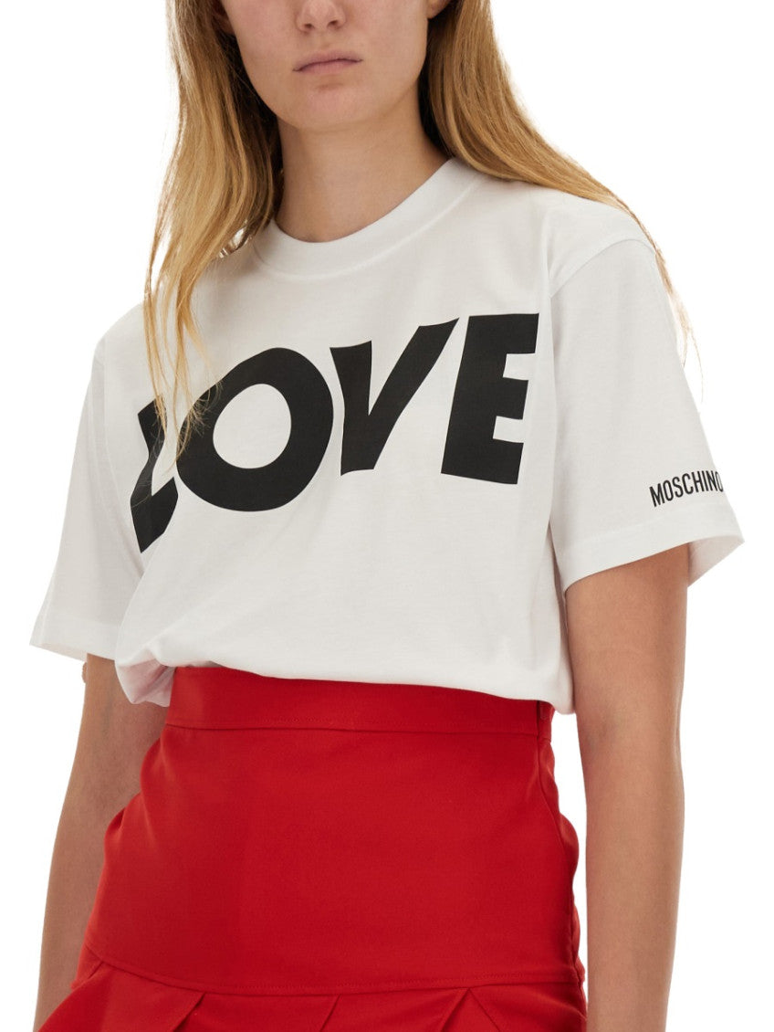 White Graphic Crew Neck T-Shirt 3