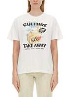 White Graphic Crew Neck T-Shirt 1