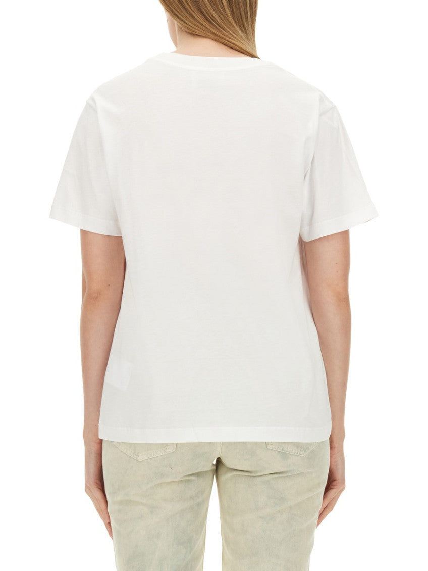 White Graphic Crew Neck T-Shirt 2
