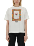 White Graphic Crew Neck T-Shirt 1