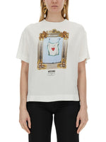 White Graphic Crew Neck T-Shirt 1