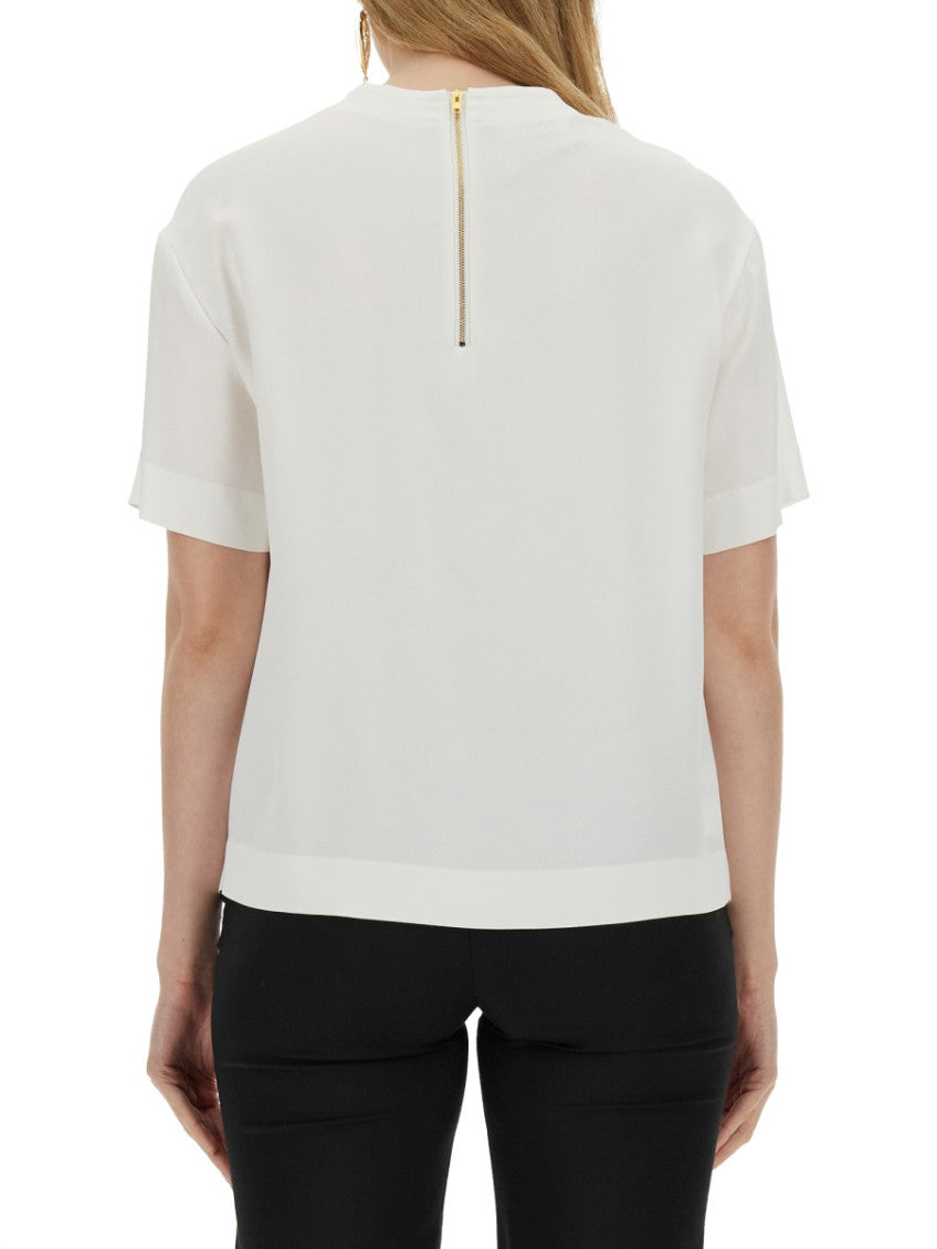 White Graphic Crew Neck T-Shirt 2