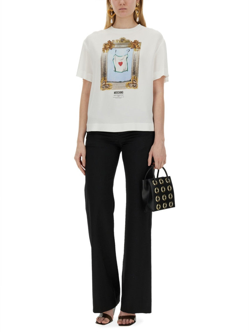 White Graphic Crew Neck T-Shirt 4