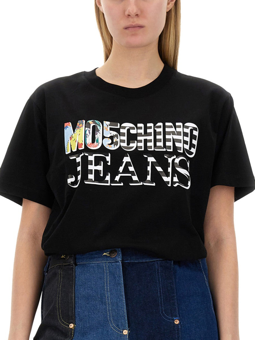 Black Graphic Crew Neck T-Shirt 3
