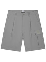Grey Solid Shorts 1