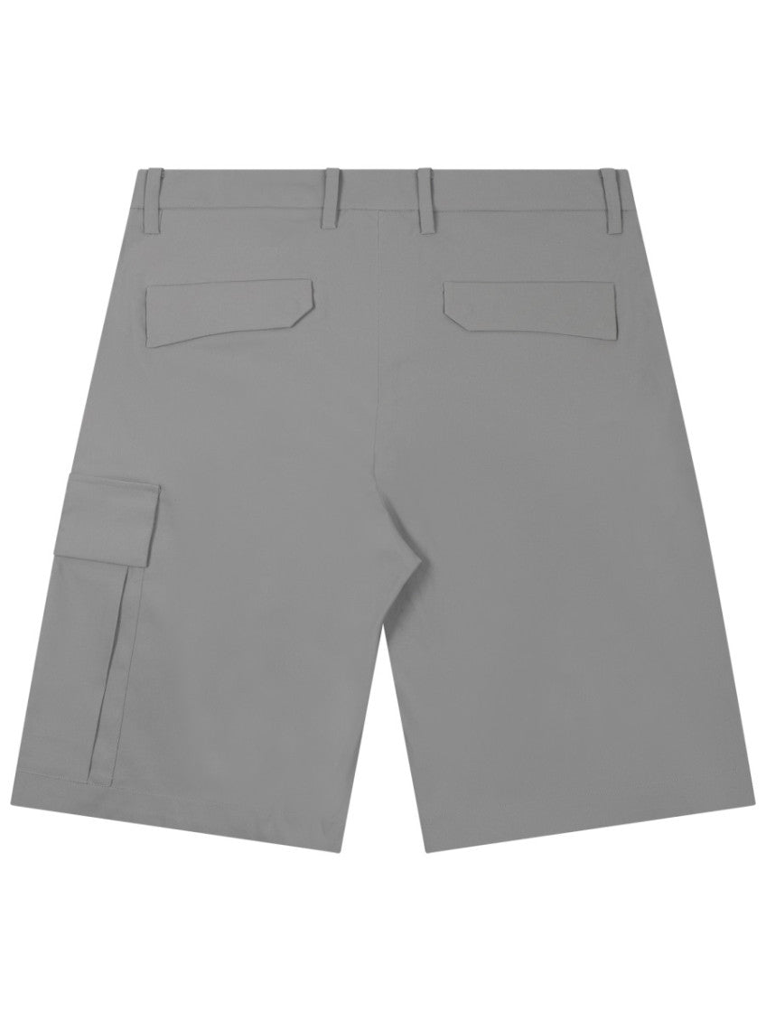 Grey Solid Shorts 2