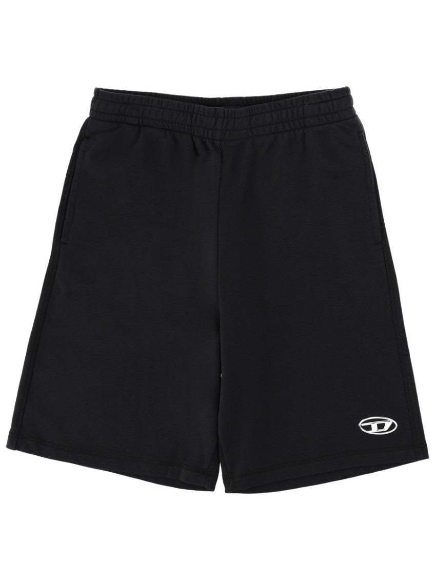 Black Logo Shorts 1