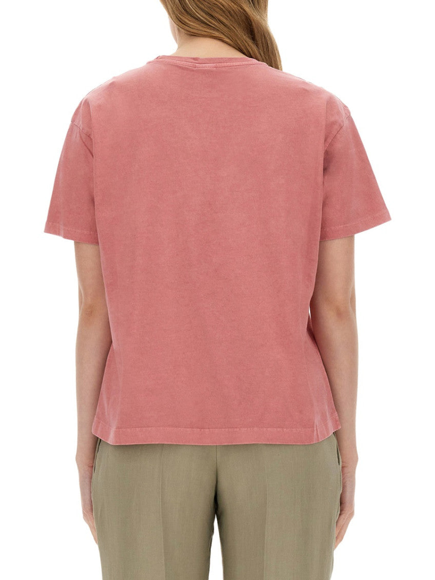 Pink Graphic Crew Neck T-Shirt 2