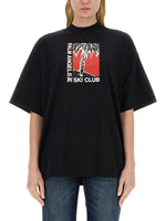Black Graphic Crew Neck T-Shirt 1