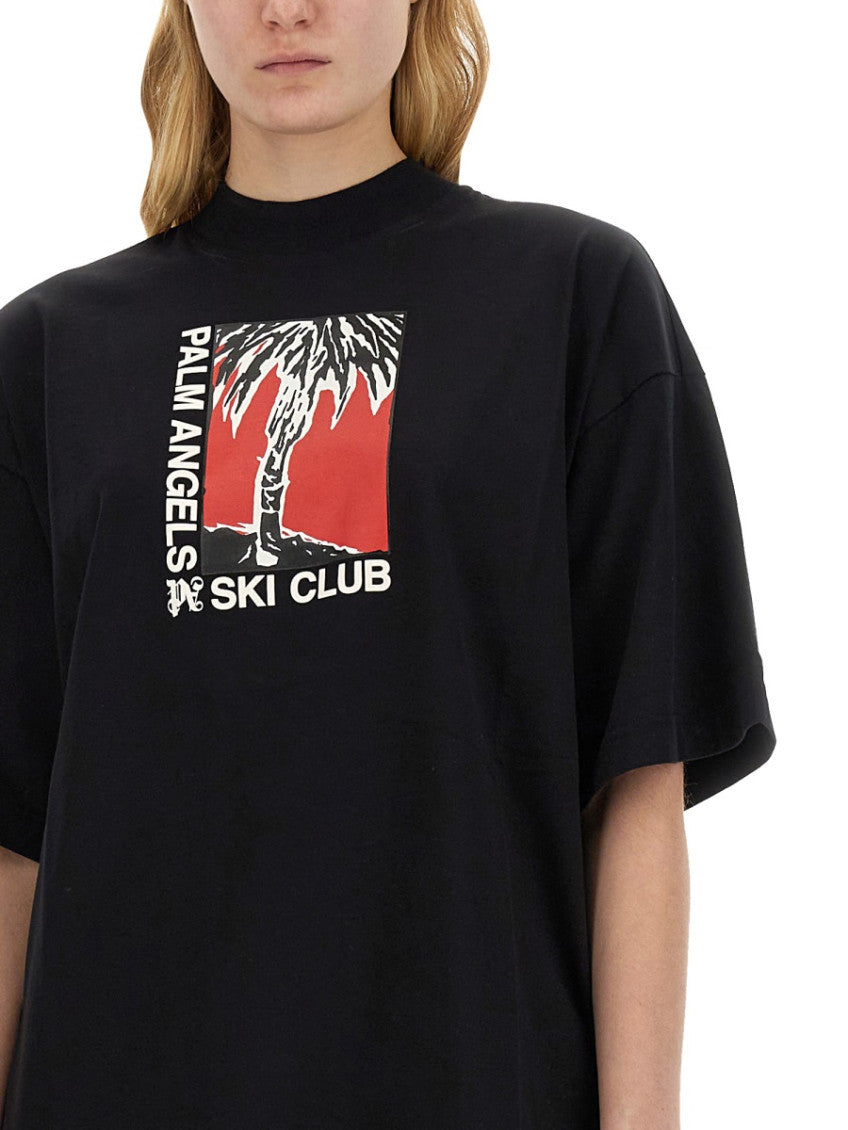 Black Graphic Crew Neck T-Shirt 3