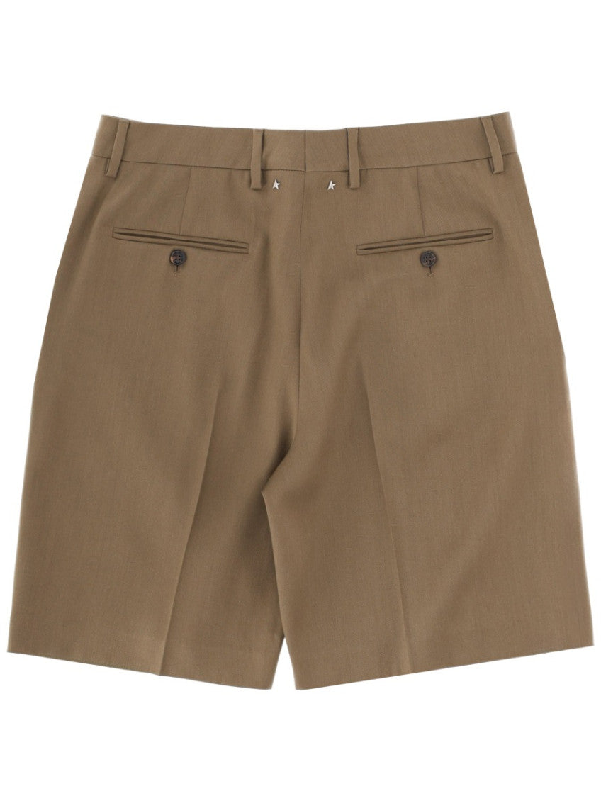 Green Solid Shorts 6