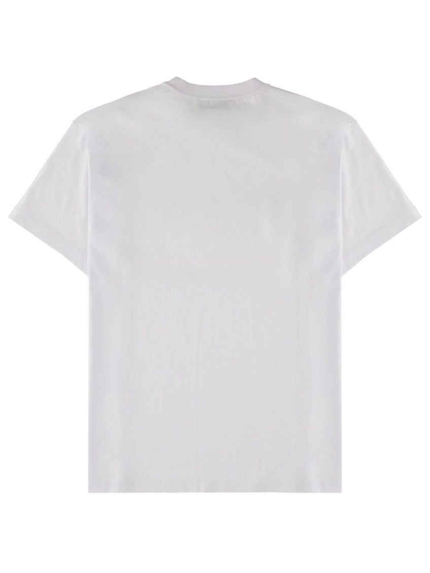 White Logo Crew Neck T-Shirt 2
