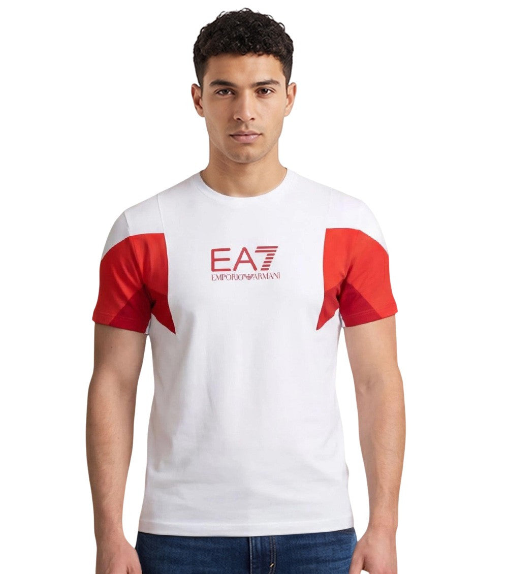 White Logo Crew Neck T-Shirt 2
