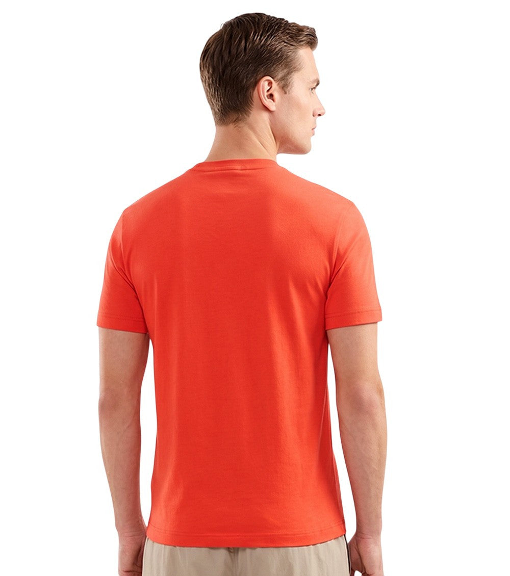 Red Logo Crew Neck T-Shirt 2