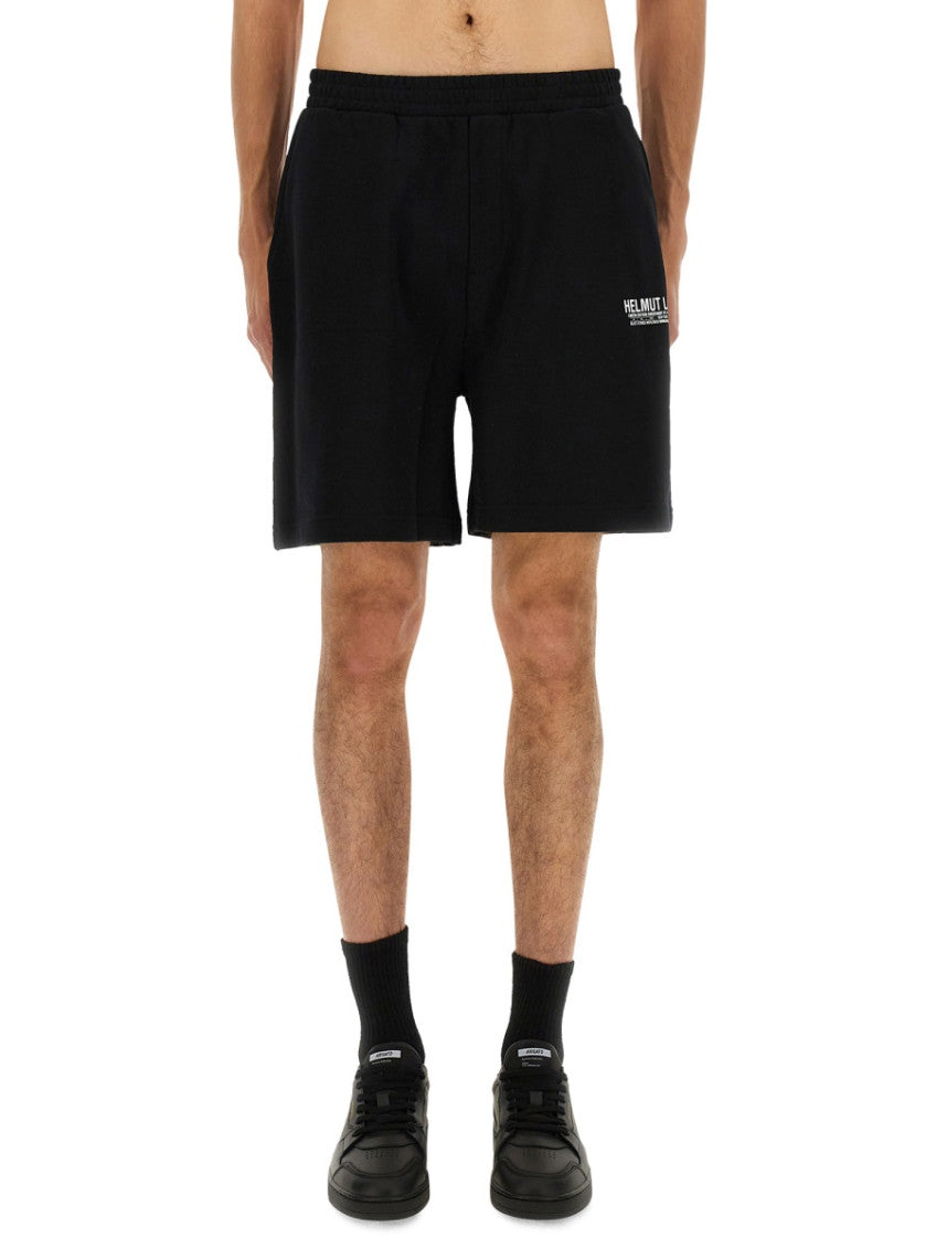 Black Logo Shorts 1