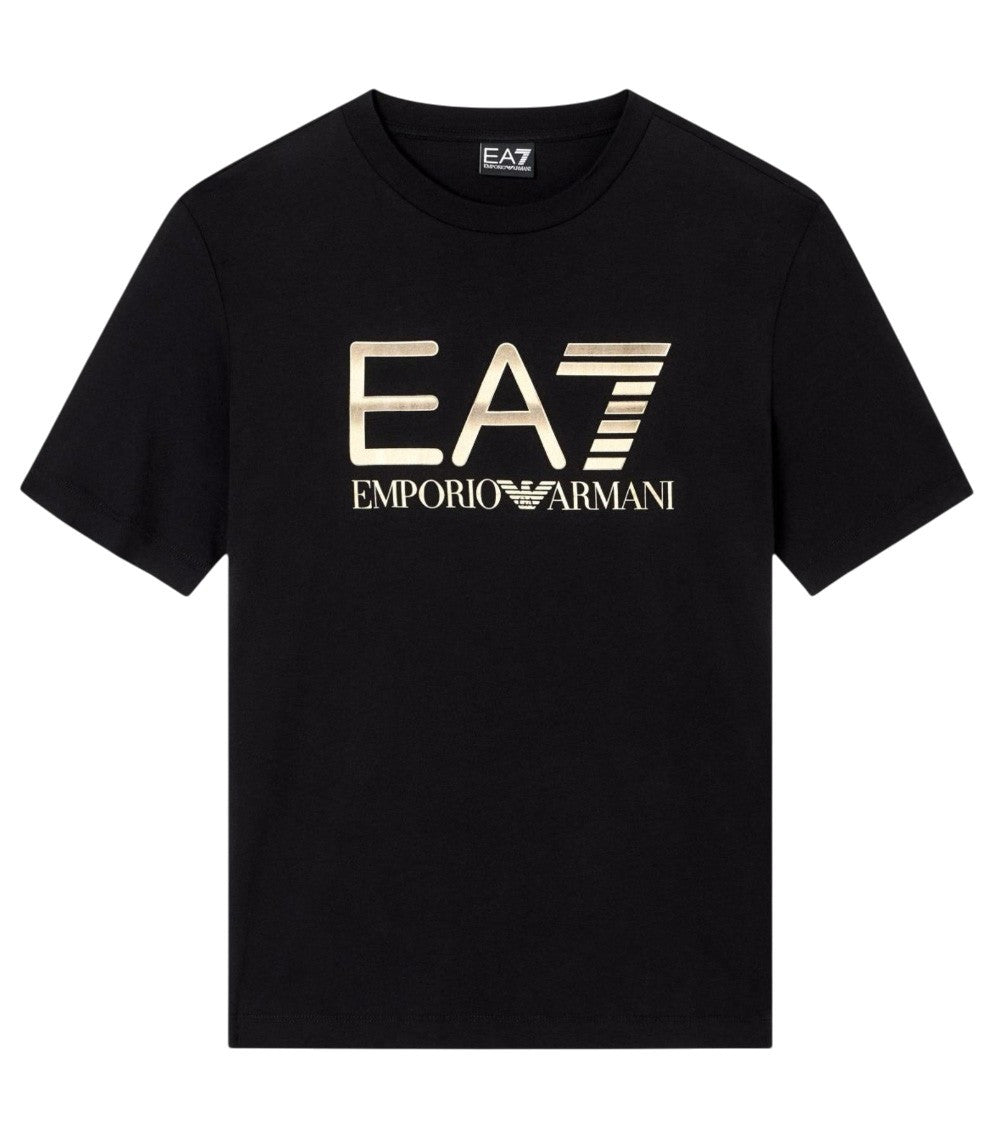 Black Logo Crew Neck T-Shirt 1