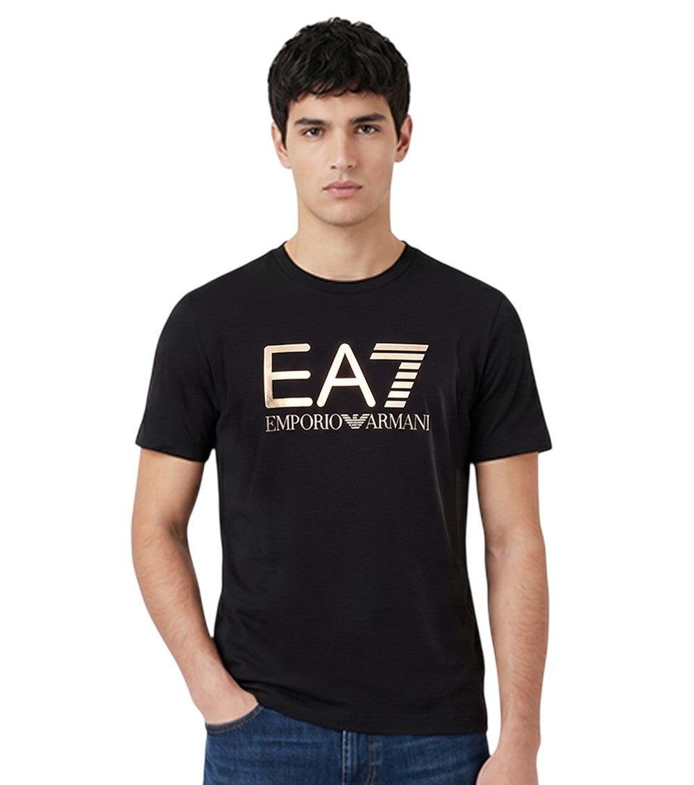 Black Logo Crew Neck T-Shirt 2