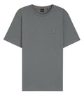 Grey Solid Crew Neck T-Shirt 1