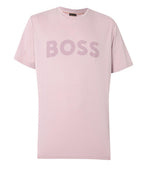 Pink Logo Crew Neck T-Shirt 1