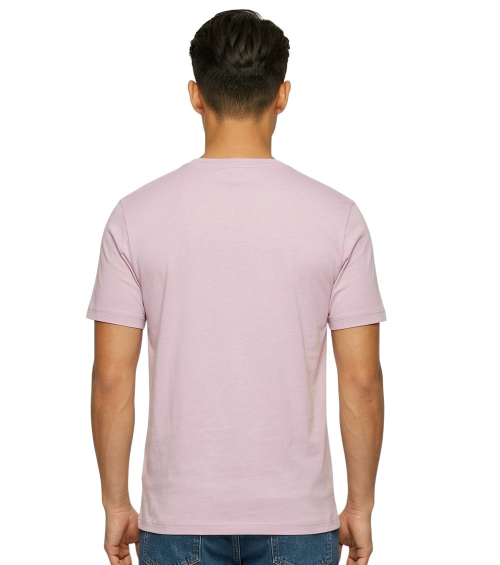 Pink Logo Crew Neck T-Shirt 3